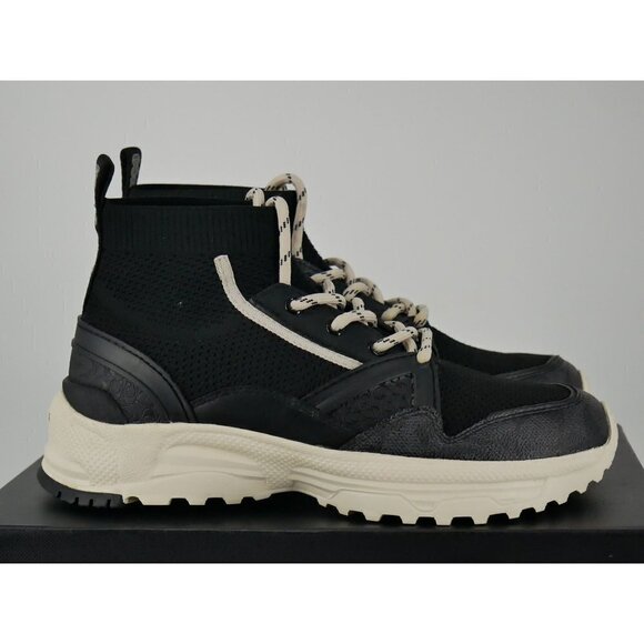 NWT Coach High Top Knit Runners in Black 6.5 - Picture 2 of 6